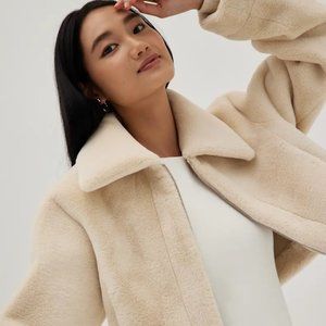Luna Faux Fur Crop Jacket | Love Bonito